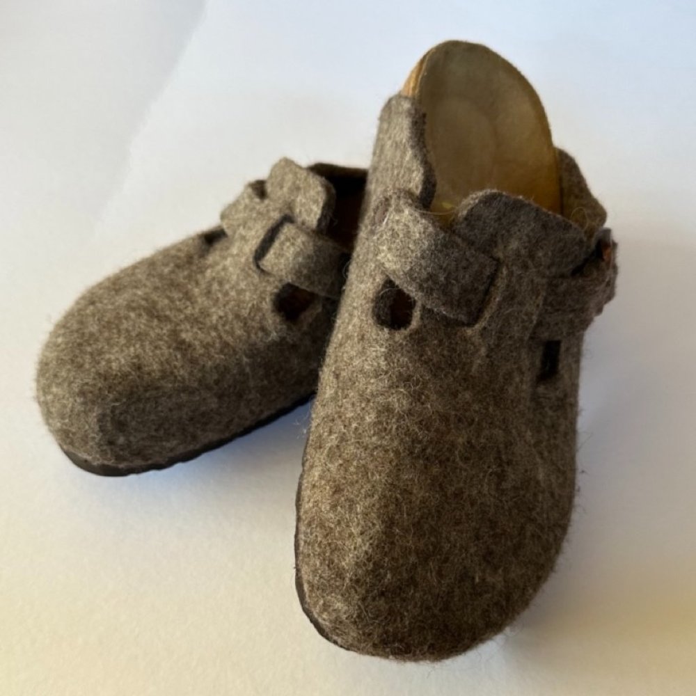 Birkenstock Boston Felted Wool ‘Cacao’ size 37 (women’s US 6/6.5) regular width